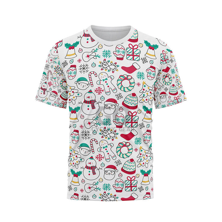 Ugly Christmas Reindeer Snowflakes Unisex Shirts
