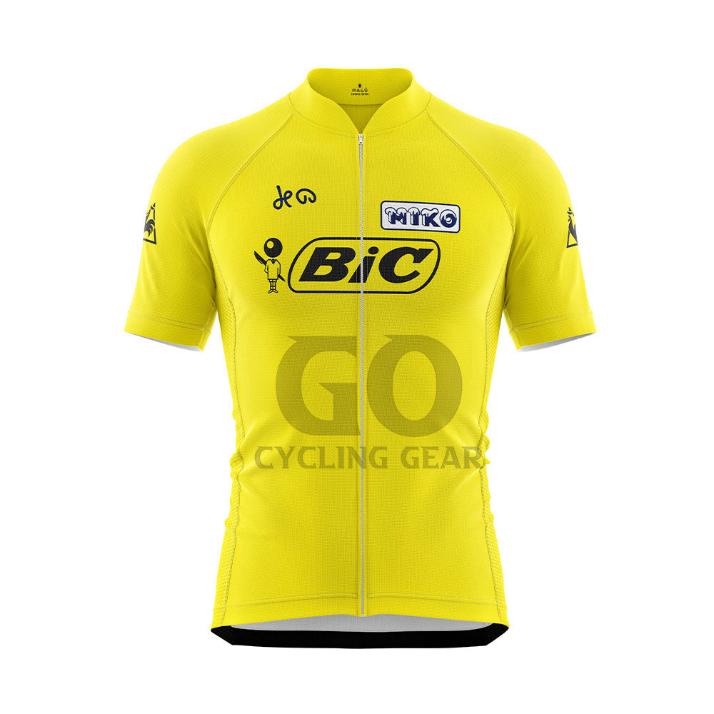 Maillot Cycliste Vintage Réplique Tour De France 1973 BIC – Luis Ocaña, Taille XL, Neuf Avec étiquettes!