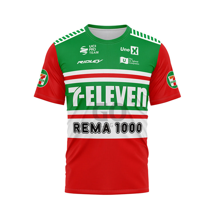 7-Eleven Retro Short Sleeve Cycling T-Shirt