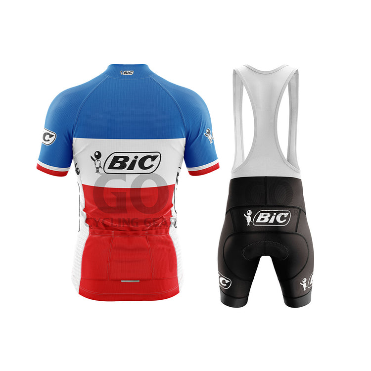 BIC France Short Sleeve Retro Cycling Kits