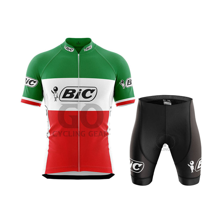 BIC Italy Short Sleeve Retro Cycling Kit