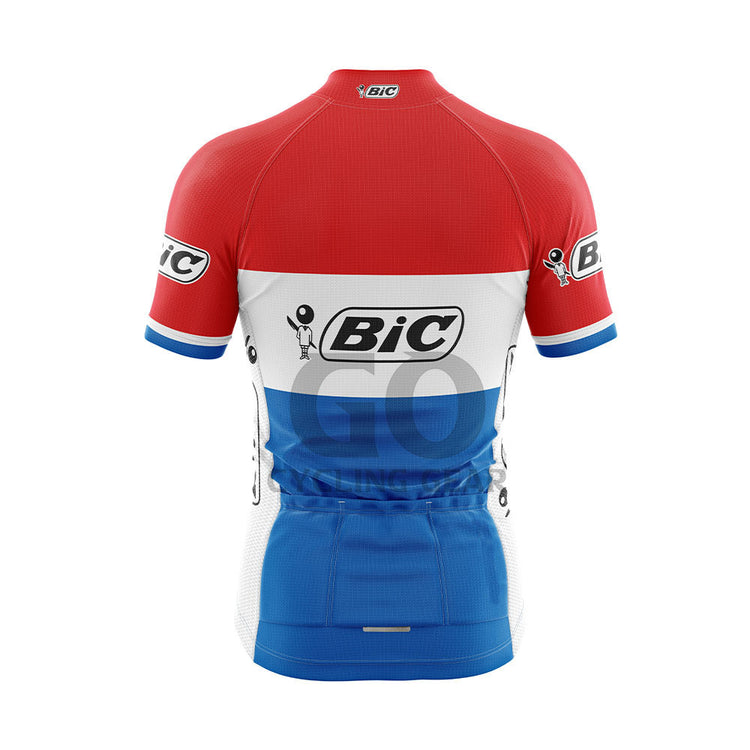 Team Bic Retro Cycling Jersey Netherlands