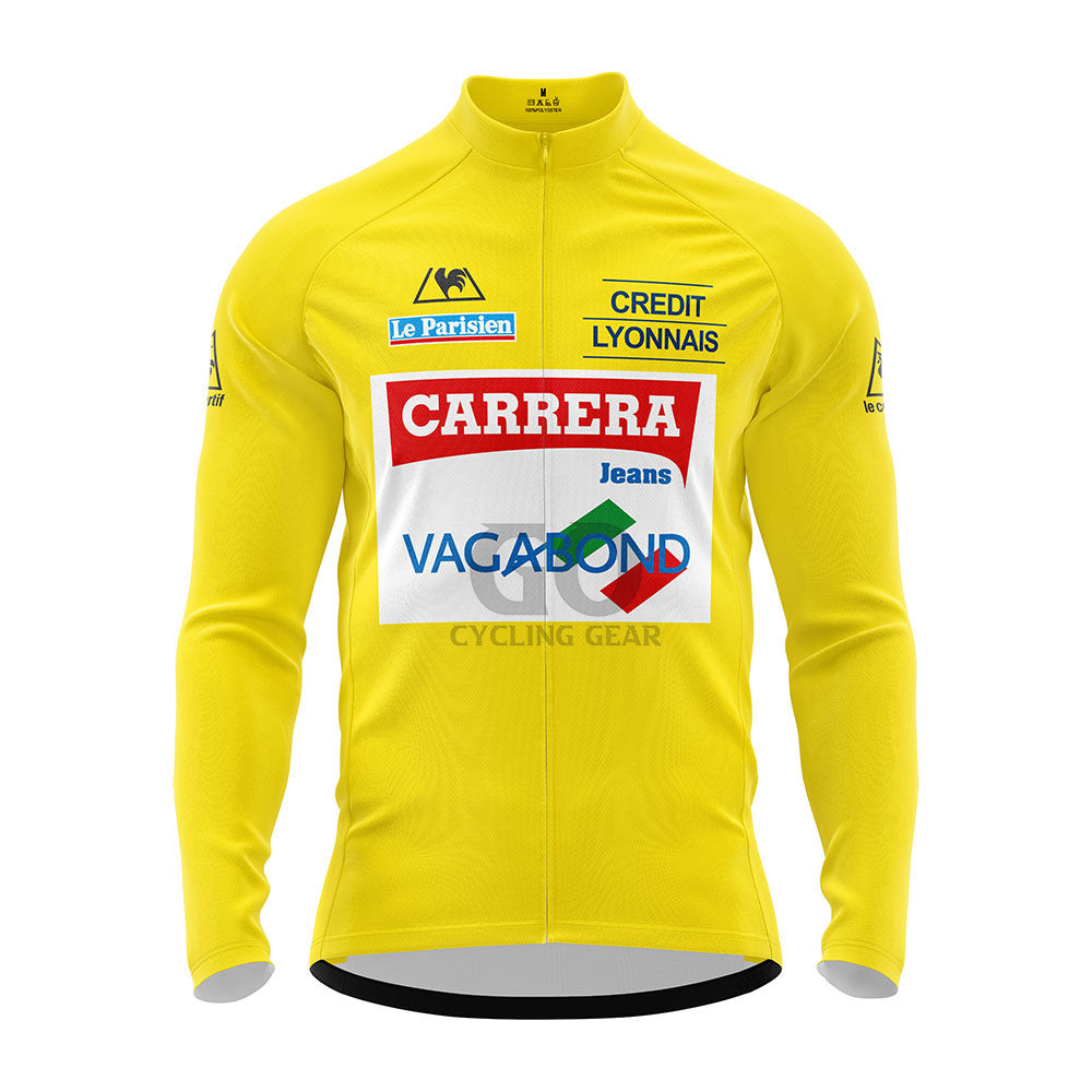 Carrera-Jeans 1987 2025 rétro maillot de cyclisme ensemble
