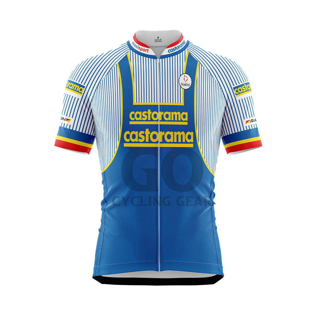 Maillot vélo rétro Castorama Nalini | Achetez sur Maillot vélo rétro Castorama Nalini | Achetez sur