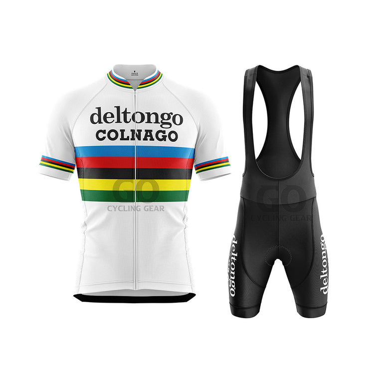 Del Tongo Colnago Champion Retro Cycling Kit