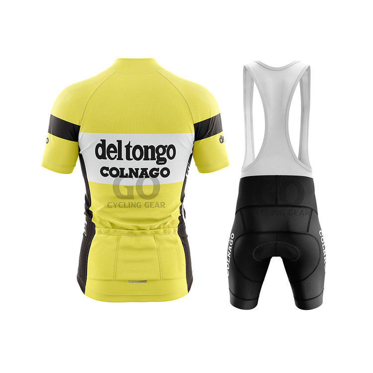 Deltongo Colnago Retro Yellow Jersey With Pants