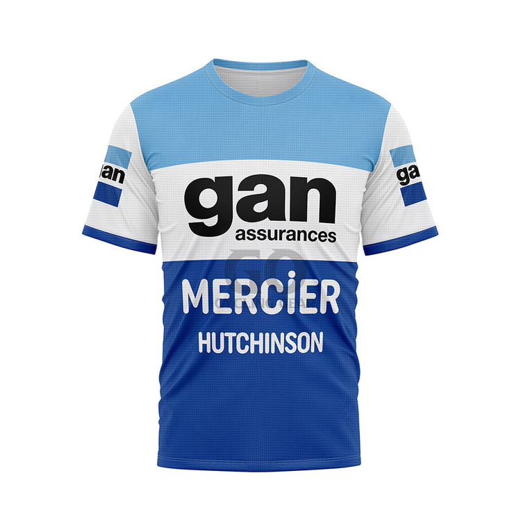 Gan Mercier Hutchinson Retro Team Cycling T-Shirt