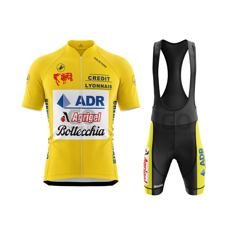 Greg Lemond ADR Agrigel Bottechia Yellow Cycling Set Winner Tour De France 1989