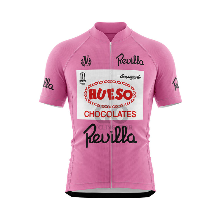 Jesus Suarez Cuevas Hueso Chocolates Team Pink Jersey 1985