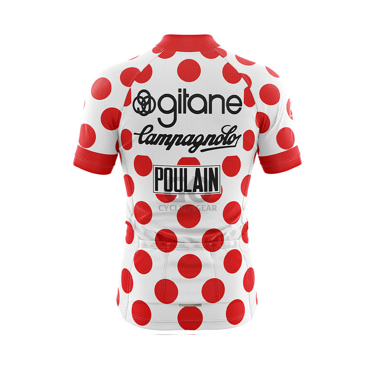 King of mountains Gitane Campagnolo Retro Cycling jersey 1975