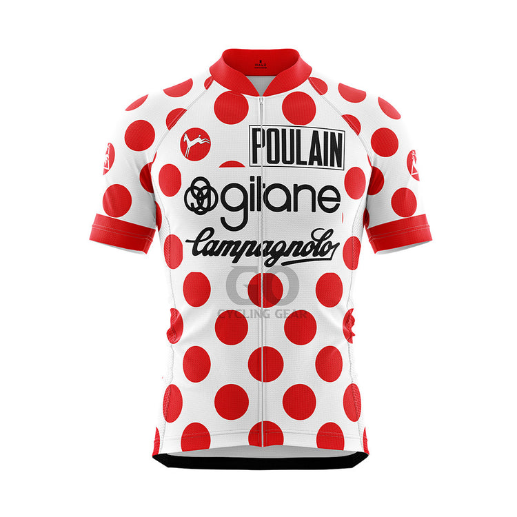 King of mountains Gitane Campagnolo Retro Cycling jersey 1975