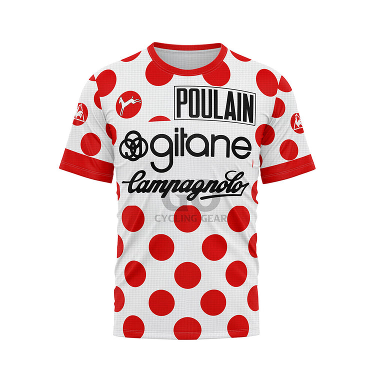 King of mountains Gitane Campagnolo Retro Cycling T-Shirt 1975