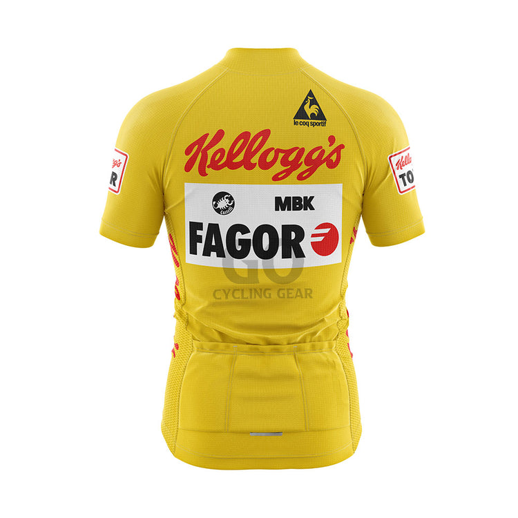 Malcolm Elliott Winner Of The Tour Of Britain 1988 Fagor Yellow Jersey