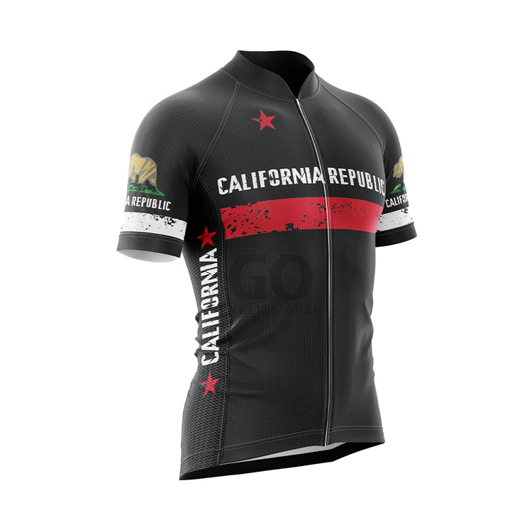 California Cycling Jersey Herren Kurzarm Fahrradbekleidung