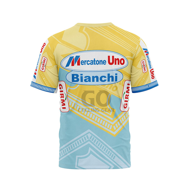 Mercatone Uno Bianchi Cycling T-Shirt 1998 Back