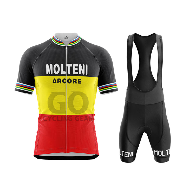 Molteni Arcore Cycling Kit Belgium Champion