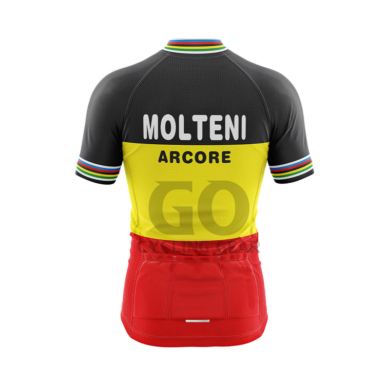 Braunes Molteni-Radtrikot