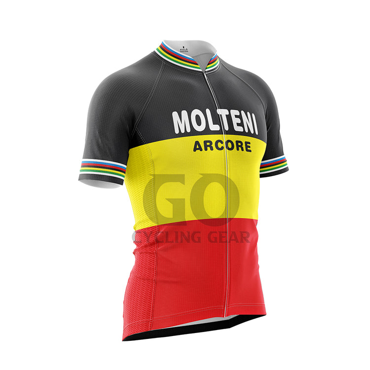 Braunes Molteni-Radtrikot