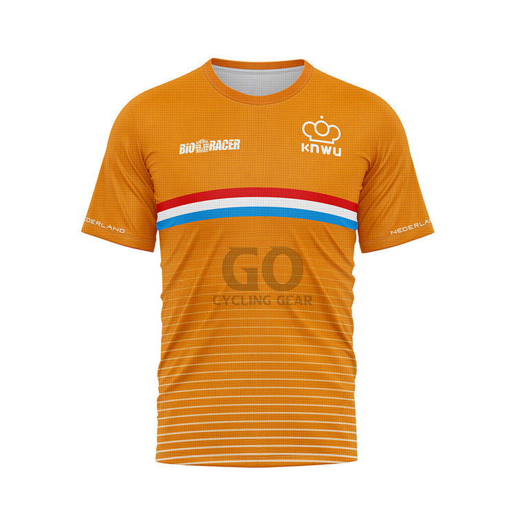 Netherlands Cycling Team Retro Bike T-Shirt