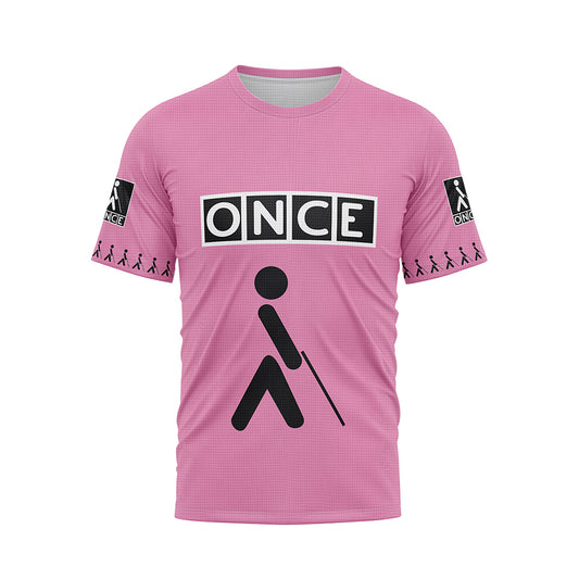 ONCE Cycling Team Retro Cycling T-Shirt Pink
