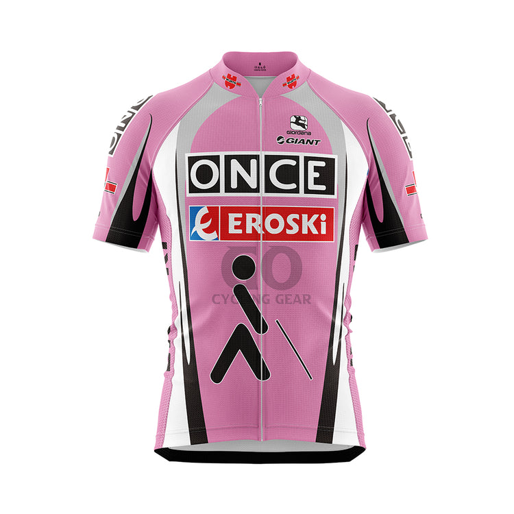 Once Eroski Cycling Jersey Pink