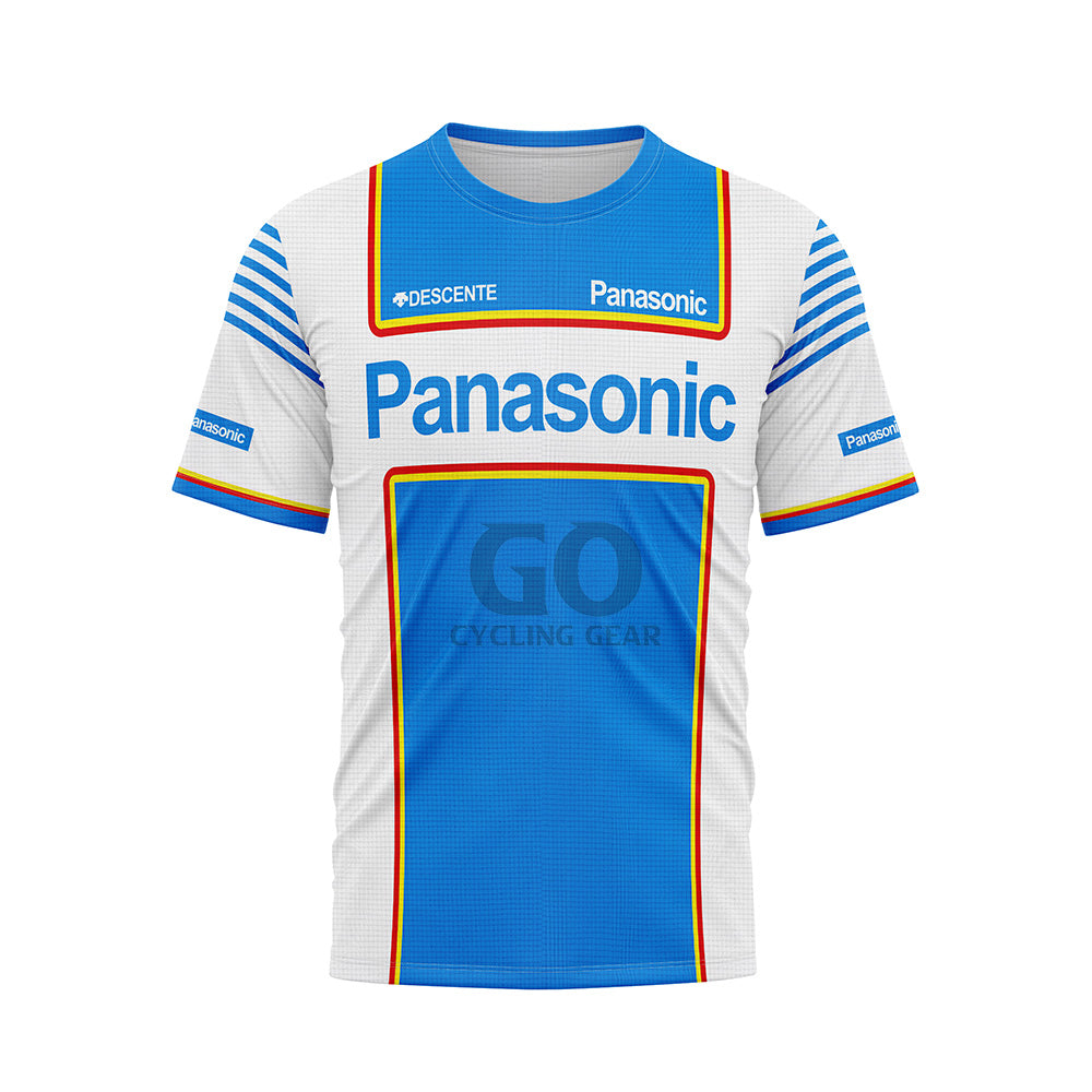 retro cycling gear Panasonic Retro Cycling T-Shirt