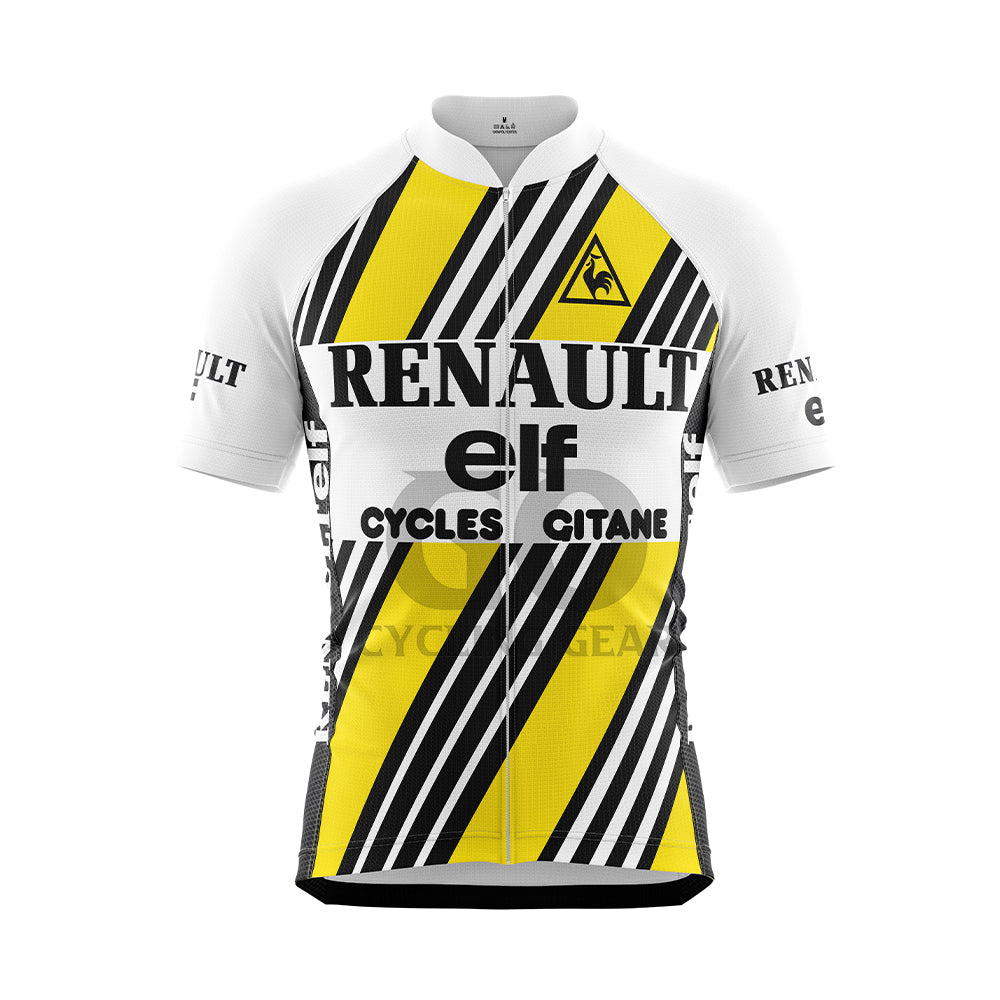Maillot vélo rétro Renault Elf jaune - REDTED(S