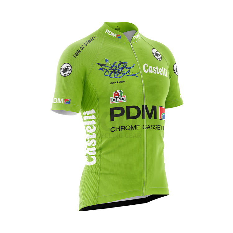 Sean Kelly Green PDM Jersey TDF 1989