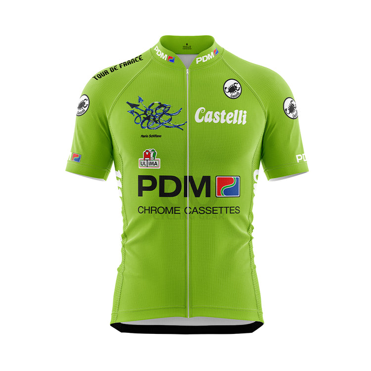 Sean Kelly Green PDM Jersey TDF 1989