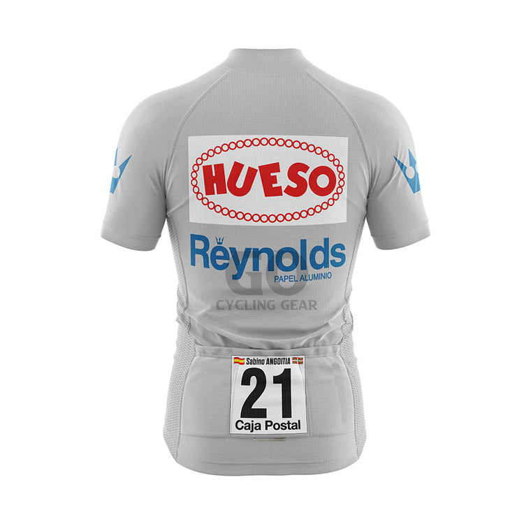 Sabino Angoita HUESO Grey Cycling Jersey Vuelta A Espana 1983