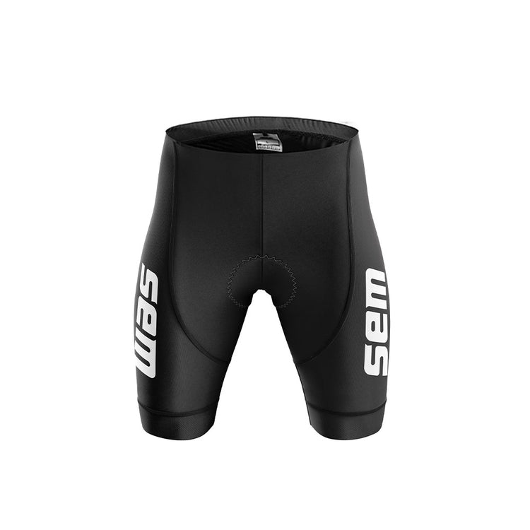 Sem-France Loire vintage cycling pants on white background, retro French team design, pro fit cycling wear