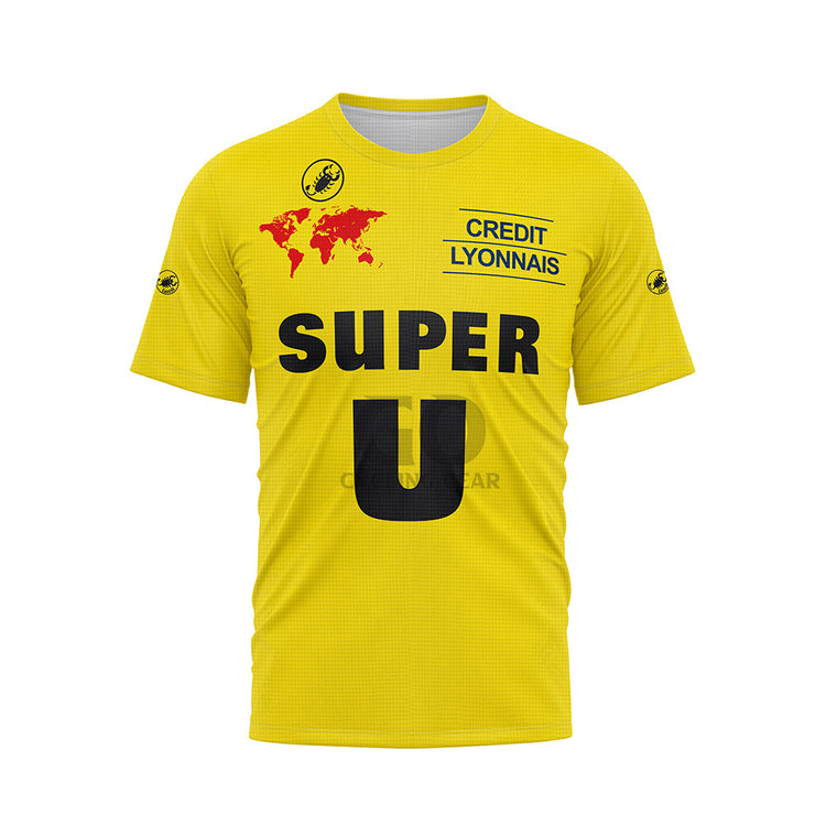 Super U Cycling T-Shirt Laurent Fignon