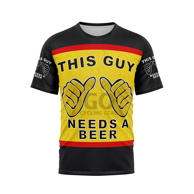 This Guy Need A Beer Bike T-Shirt