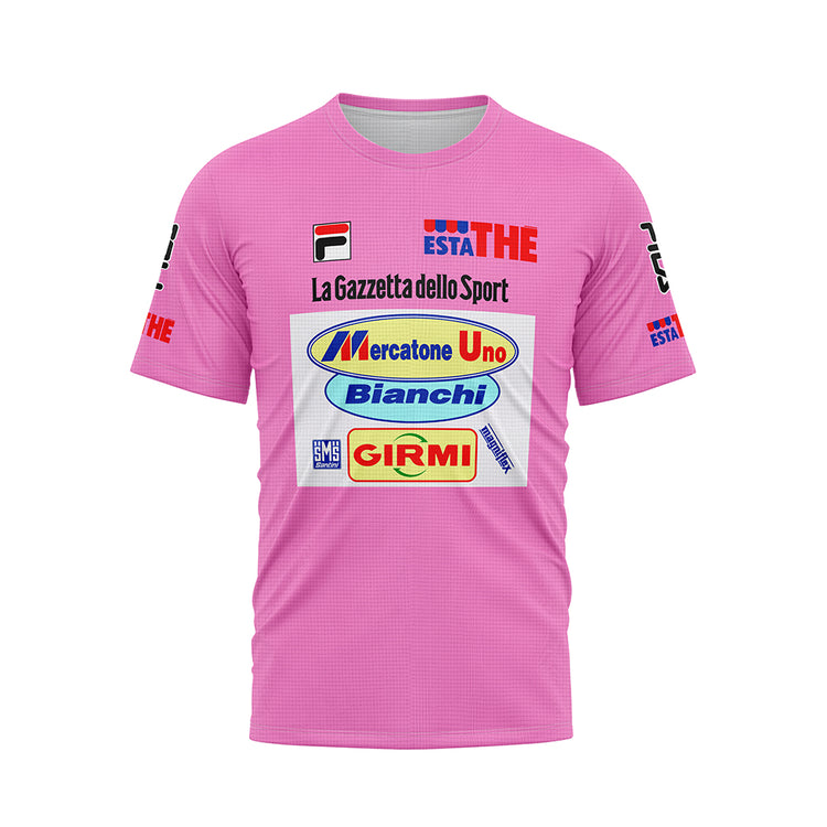 Marco Pantani Bianchi Mercatone Uno Cycling Shirt