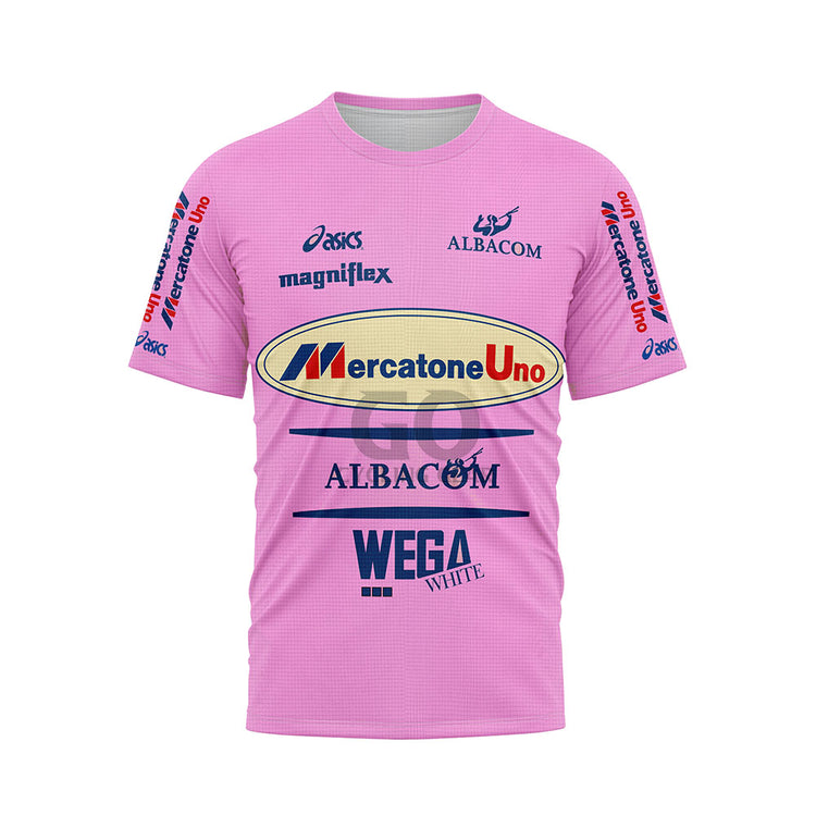 Marco Pantani Bianchi Mercatone Uno Cycling Shirt