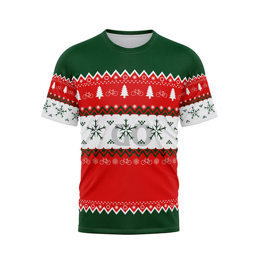 Ugly Christmas Sweater Reindeer Snowflakes Unisex Shirts