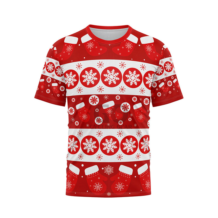 Ugly Christmas Sweater Reindeer Snowflakes Unisex Shirts