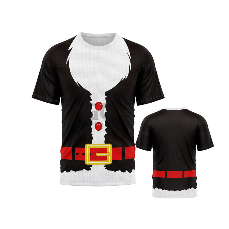 Men's Santa Claus Christmas Short Sleeve Shirts