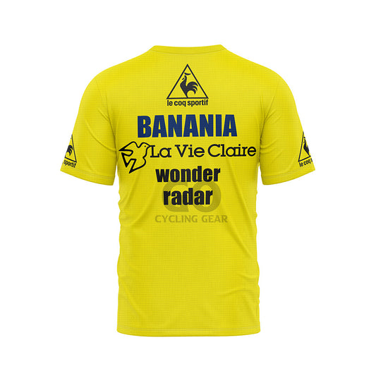 1986 Tour De France Yellow Cycling T-Shirt