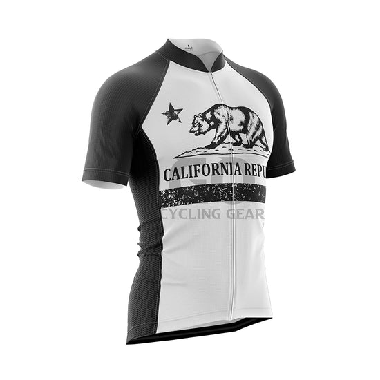 c&a fahrradbekleidung USA-Kalifornien-Radtrikot, kurzärmlige Fahrradbekleidung