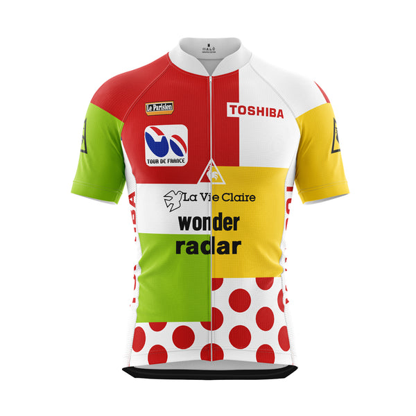 Vintage Cycling Shirt La Vie Claire Toshiba Wonder Sms Santini Jersey Vintage Cycling Shirt La Vie Claire Toshiba Wonder Sms Santini Jersey