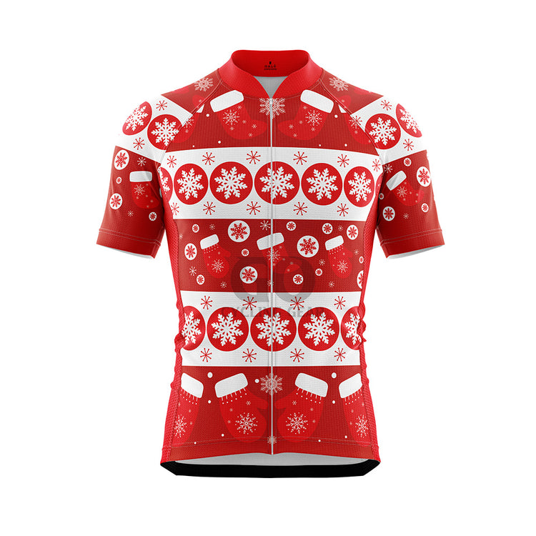 Men's Ugly Christmas Short Sleeve Cycling Jersey Multiple styles