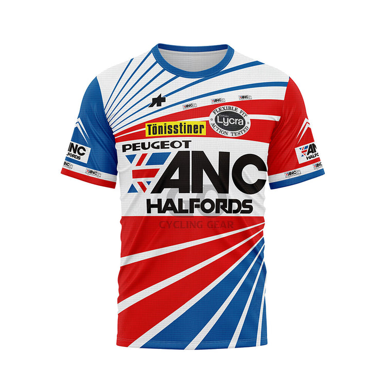 ANC Halfords Retro Cycling T-Shirt