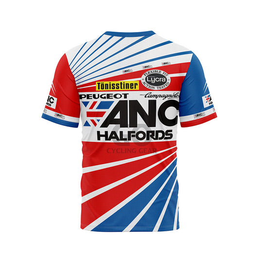 ANC Halfords Retro Cycling T-Shirt