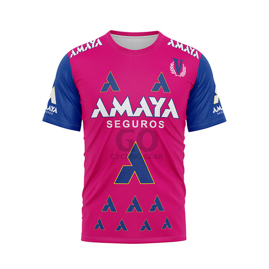 Amaya Seguros Spanish cycling t-shirt