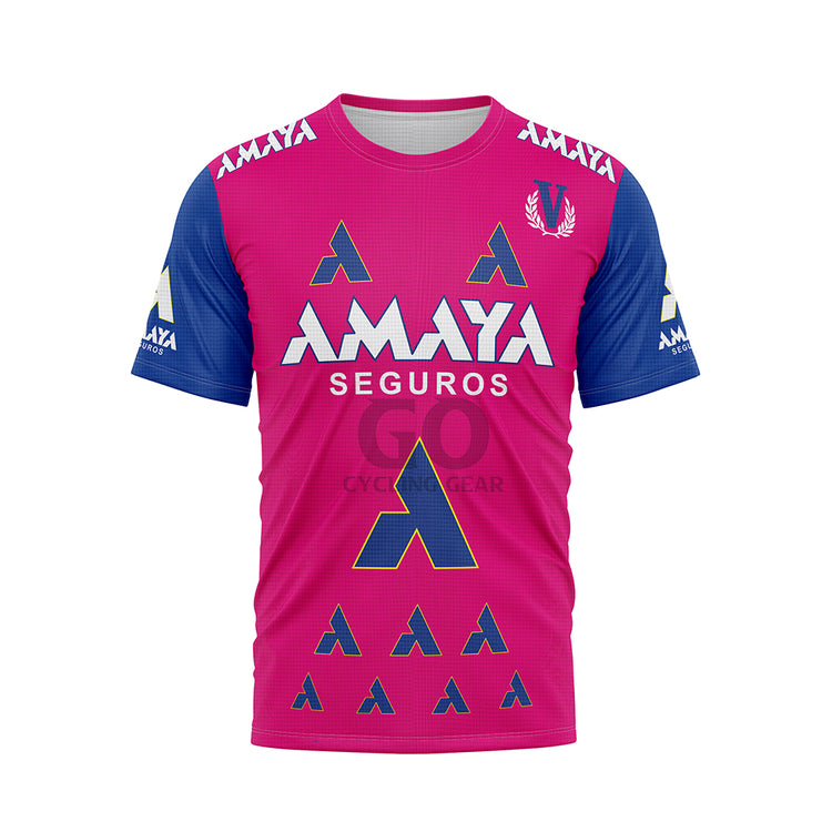 Amaya Seguros Spanish cycling t-shirt