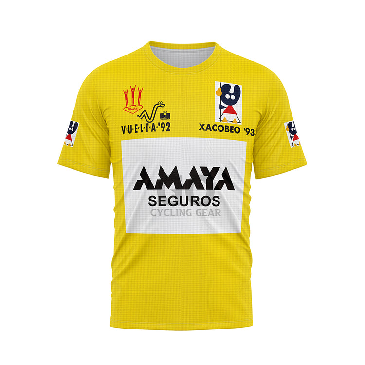 Amaya Seguros Spanish cycling t-shirt