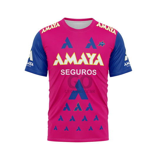 Amaya Seguros Spanish cycling t-shirt