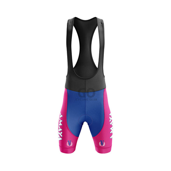 Amaya Seguros Team Retro Cycling Pants with black bib