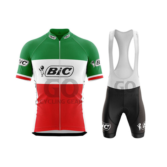 BIC Italy Short Sleeve Retro Cycling Kit